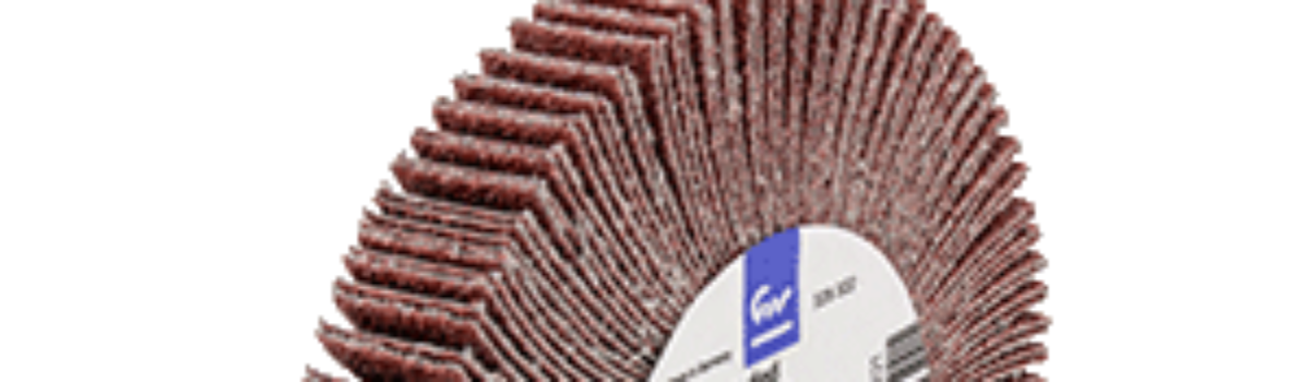 Threaded flap wheel M14 – aluminium oxide