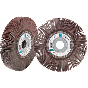 Unmounted flap wheel for stationary processing – aluminium oxide