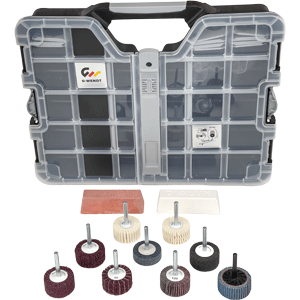 Schleif- und Polierset, 6 mm Schaft