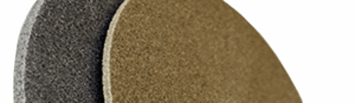 Unitized finishing discs