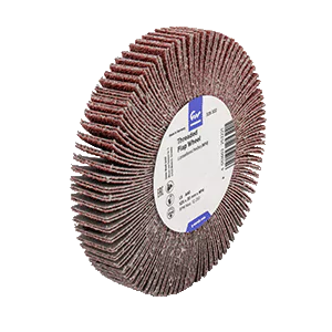 Threaded flap wheel M14 – aluminium oxide